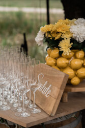 Italiaanse  setting toast tafel